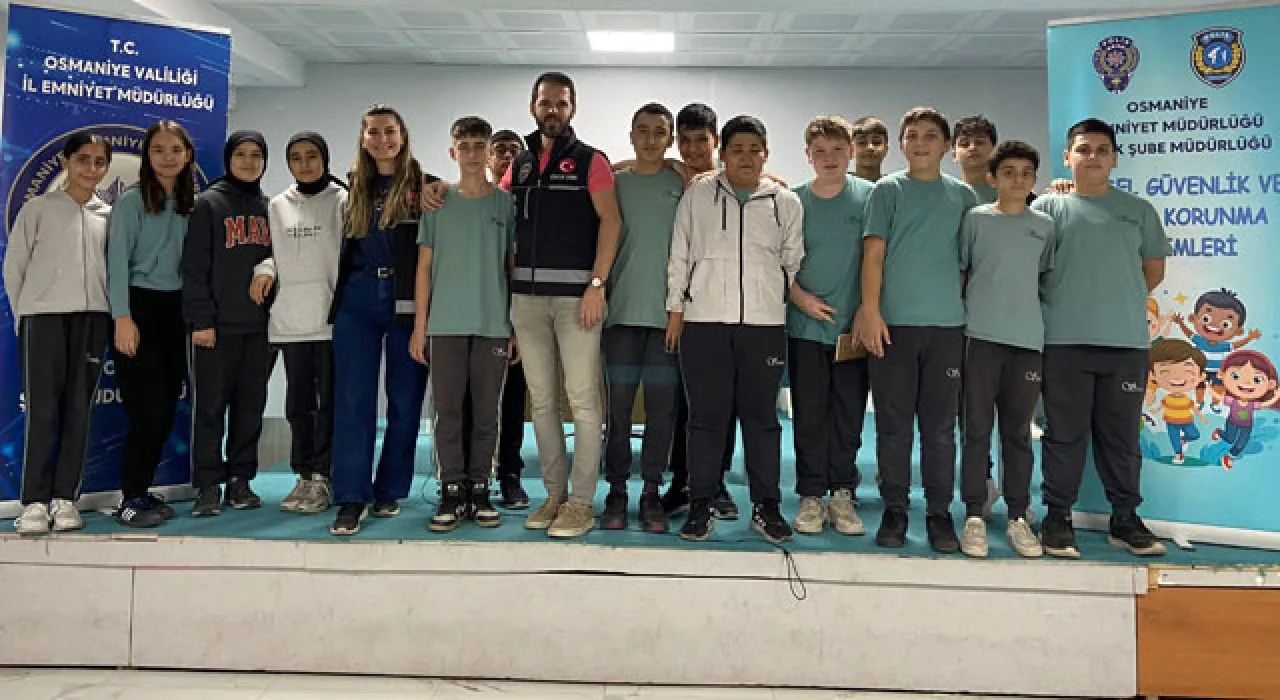 Osmaniye’de Öğrencilere Güvenlik Eğitimi