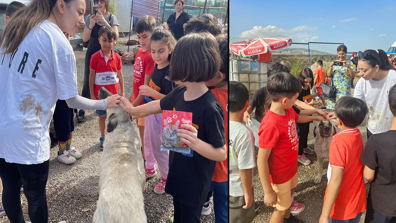 Osmaniye’de Minik Kalpler Can Dostlarıyla Buluştu Osmaniye’de Minik Kalpler Can Dostlarıyla Buluştu
