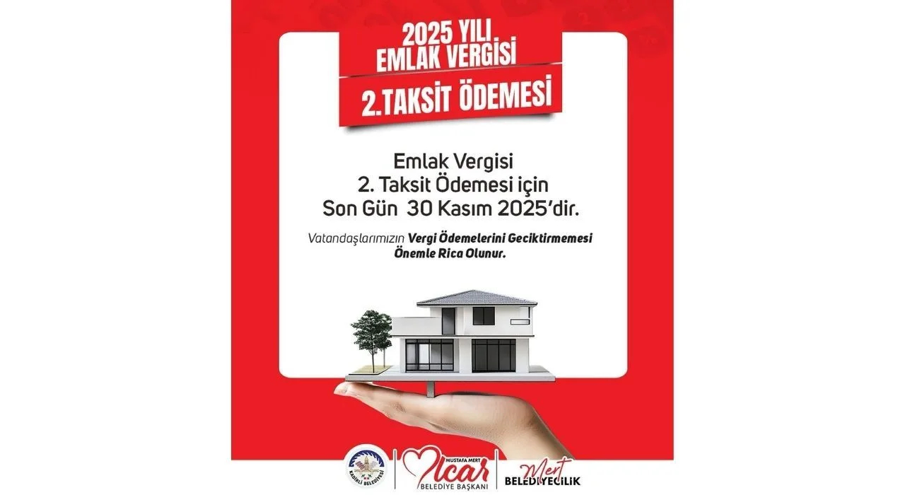 Kadirli’de Emlak Vergisi 2. Taksit Için Son Uyarı