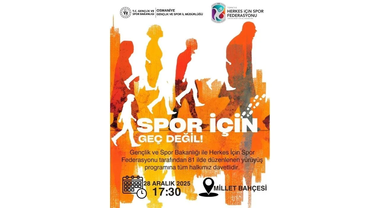 Osmaniye’de Spor Ve Sağlık İçin Büyük Buluşma