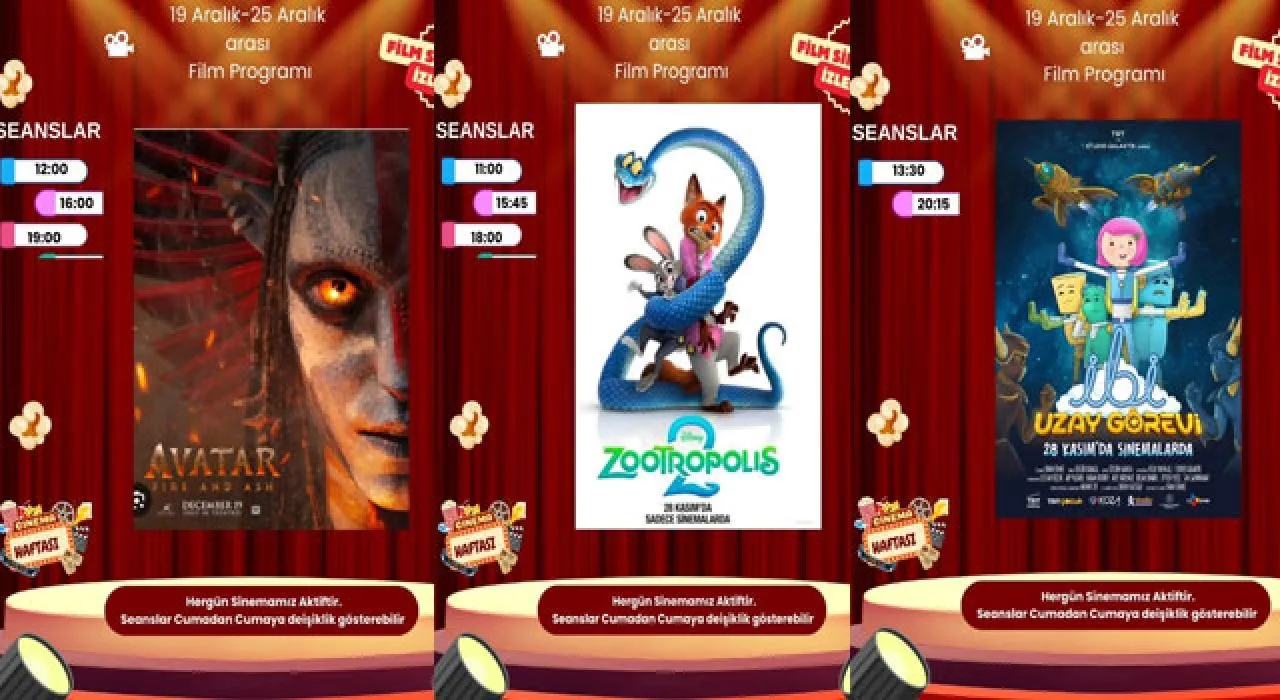 Kadirli Sinemaları’nda Bu Hafta Film Şöleni