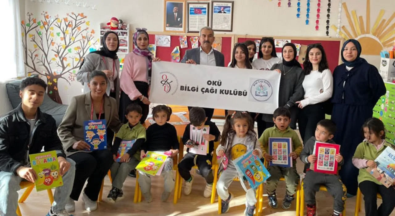 Okü’lü Öğrencilerden Kadirli’de Okullara Kitap Okü’lü Öğrencilerden Kadirli’de Okullara Kitap