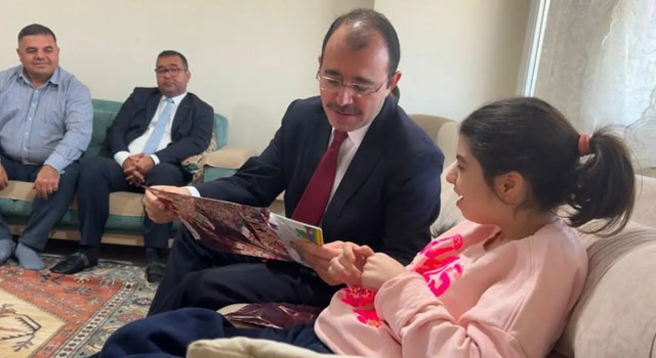 Erdinç Dolu’dan Evde Eğitim Alan Öğrenciye Ziyaret