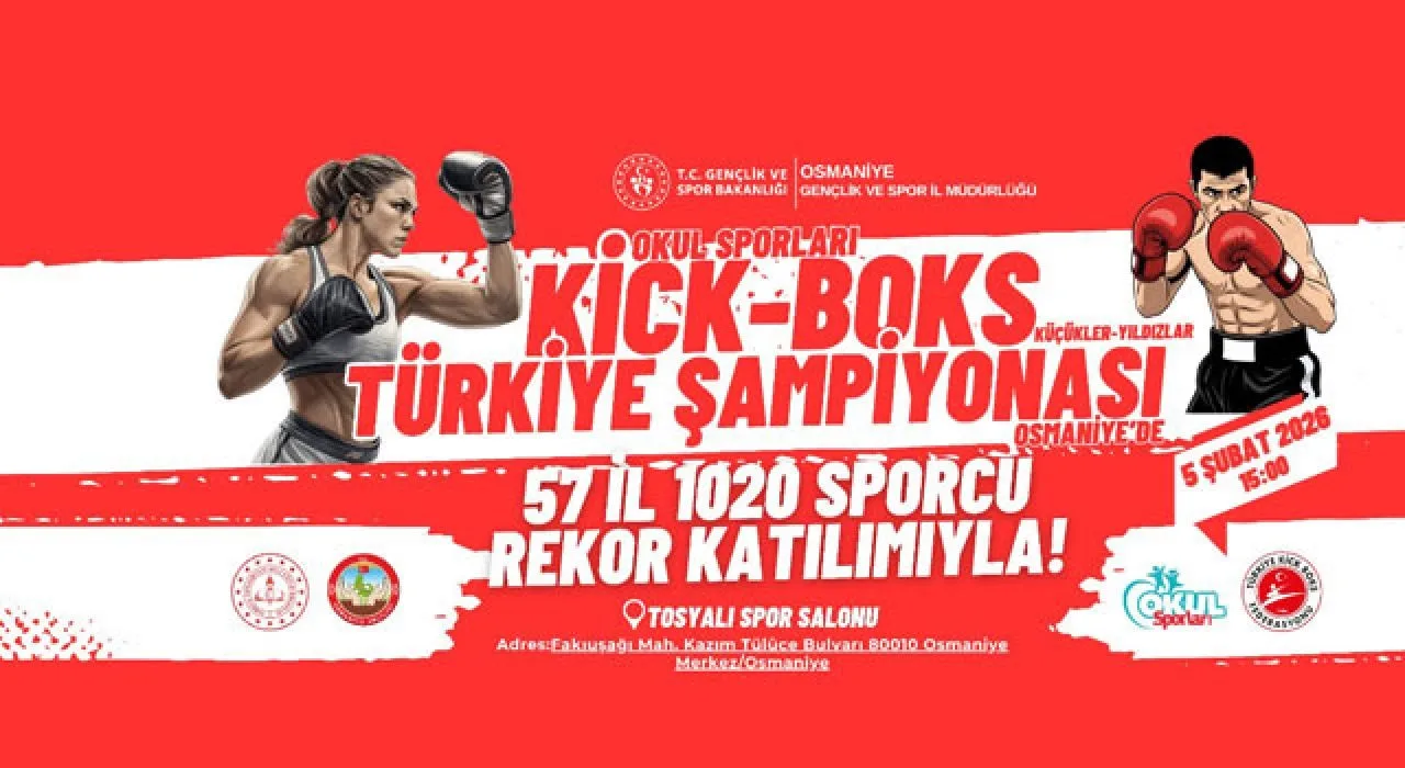 Kick Boks Türkiye Şampiyonası Osmaniye’de Başladı