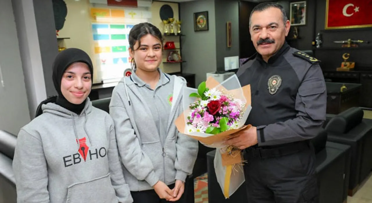 Öğrencilerden Emniyet Müdürlüğü’ne Ziyaret