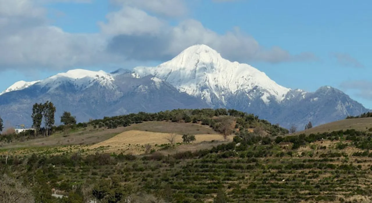 Düldül Dağı Beyaza Büründü
