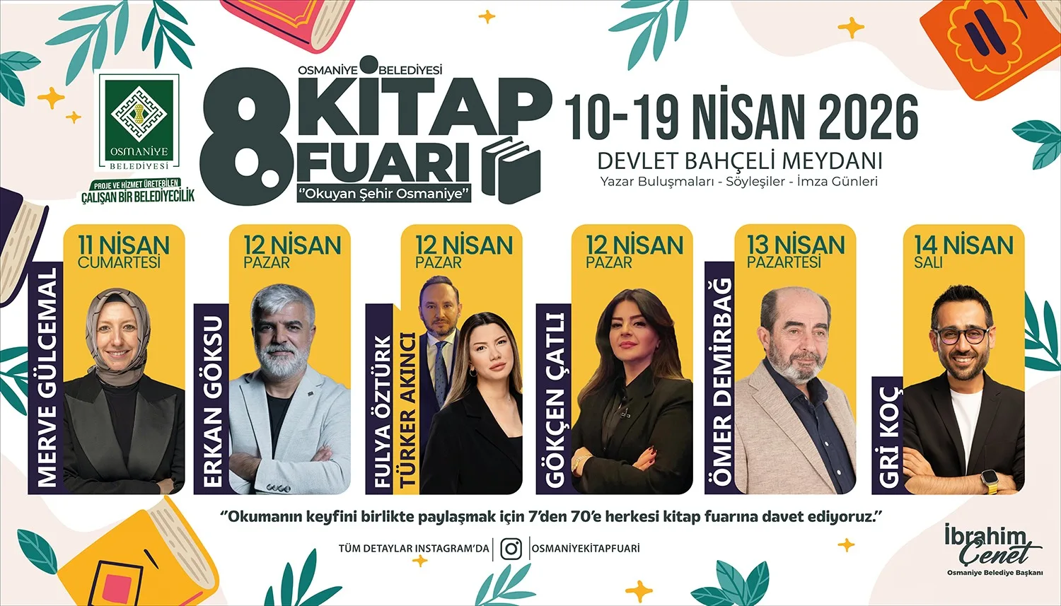 Osmaniye 8. Kitap Fuarı Kapılarını Açıyor