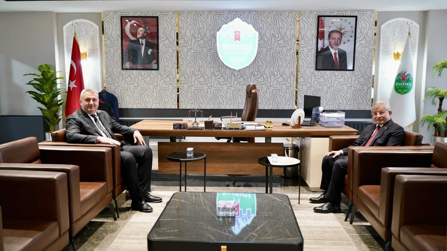 Ahmet Davutoğlu’ndan Düziçi Belediyesi’ne Ziyaret