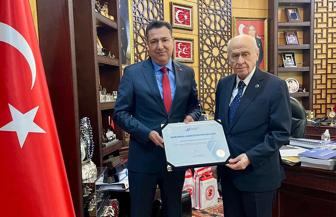 Okü Rektörü Uzun’dan Devlet Bahçeli’ye Ziyaret