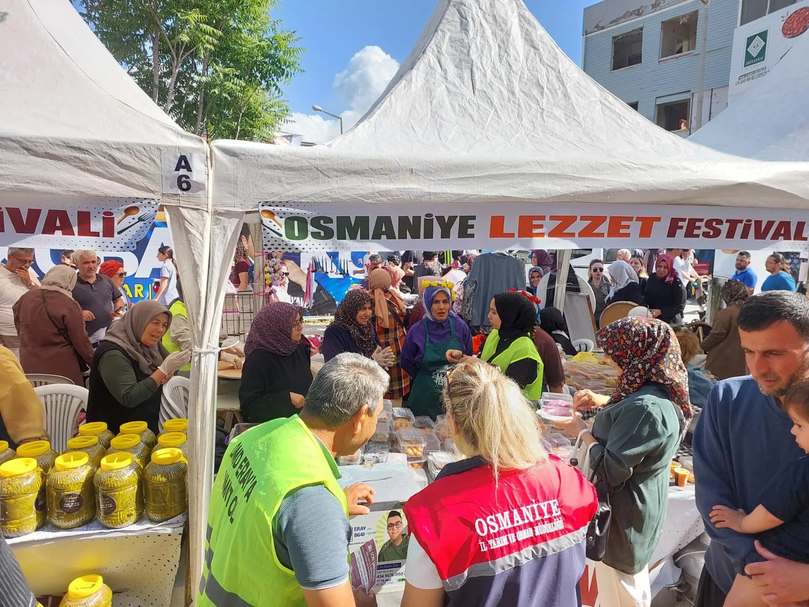 Osmaniye’de Festival Alanına Hijyen Kontrolü