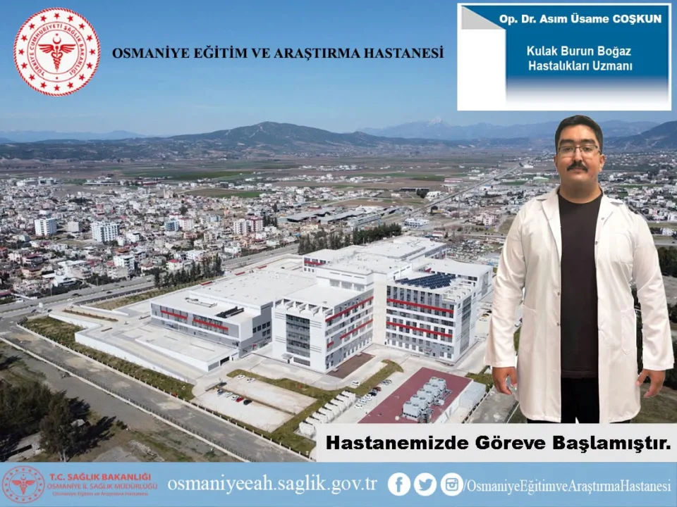 Osmaniye Hastanesi’ne İki Yeni Uzman Doktor Osmaniye Hastanesi’ne İki Yeni Uzman Doktor
