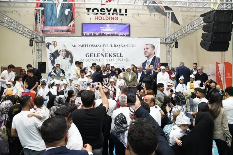 Osmaniye'De 500 Çocuğun Katılımıyla Geleneksel Sünnet Şöleni Düzenlendi